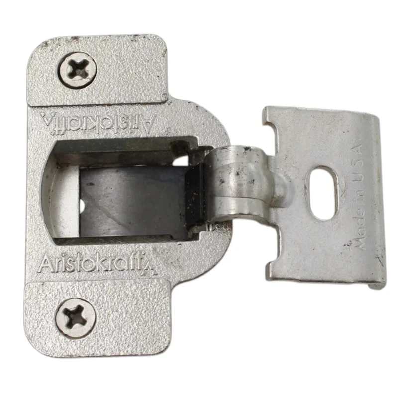Amerock Nickel 1/2" Overlay Concealed Cup Hinge Self-Close Doweled CM2141SJ-3-14