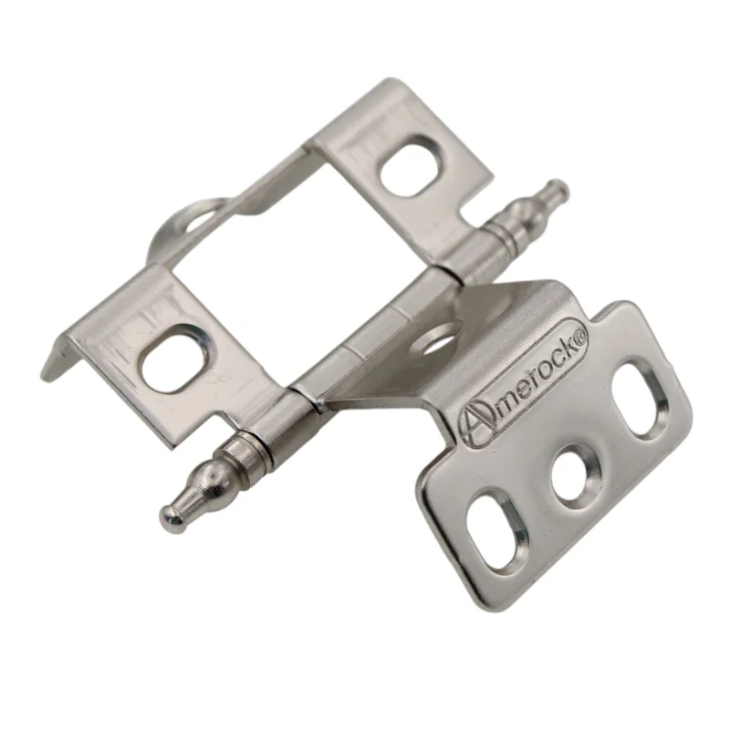 Amerock Nickel 3/4 Inch Inset Cabinet Hinge Full Wrap Minaret Tip PK3175TM14
