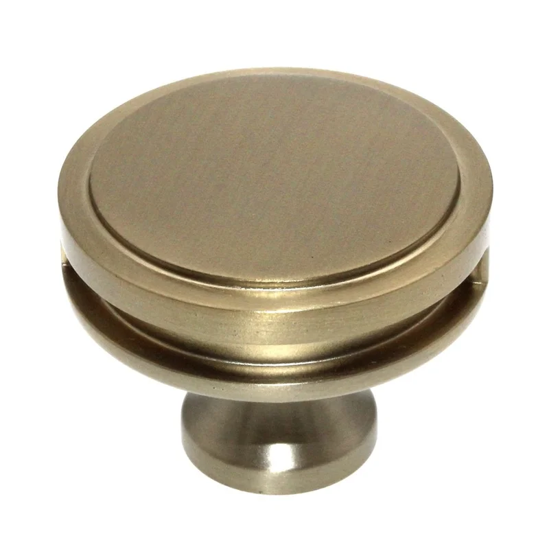 Amerock Oberon 1 3/4" Round Cabinet Knob Golden Champagne BP36604BBZ