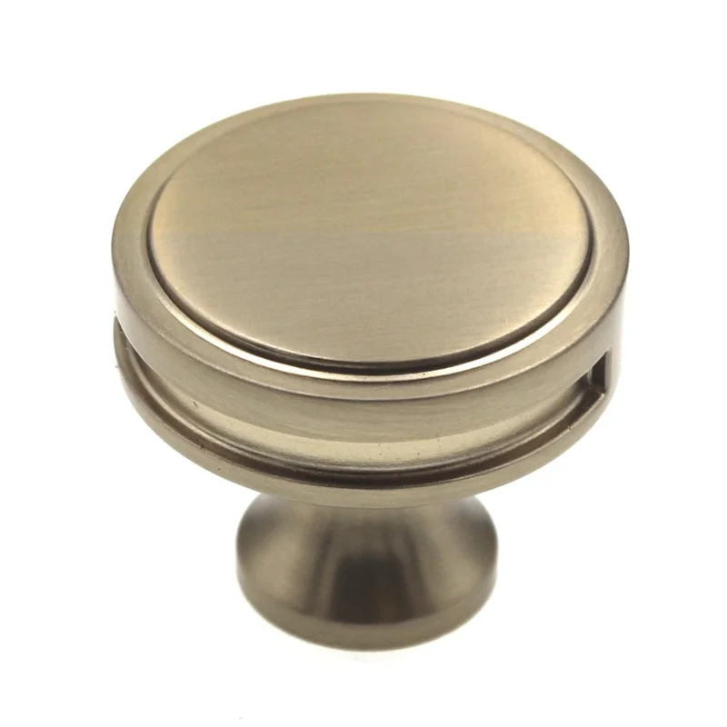 Amerock Oberon 1 3/8" Round Cabinet Knob Golden Champagne BP36603BBZ