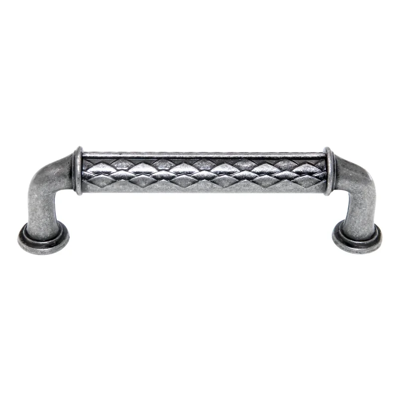 Amerock Padma Aged Pewter 3 3/4" (96mm) Ctr. Cabinet Pull Handle BP53028-AP