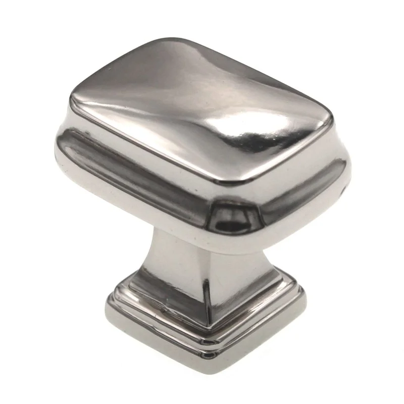 Amerock Revitalize 1 1/4" Rectangle Cabinet Knob Polished Nickel BP55340PN