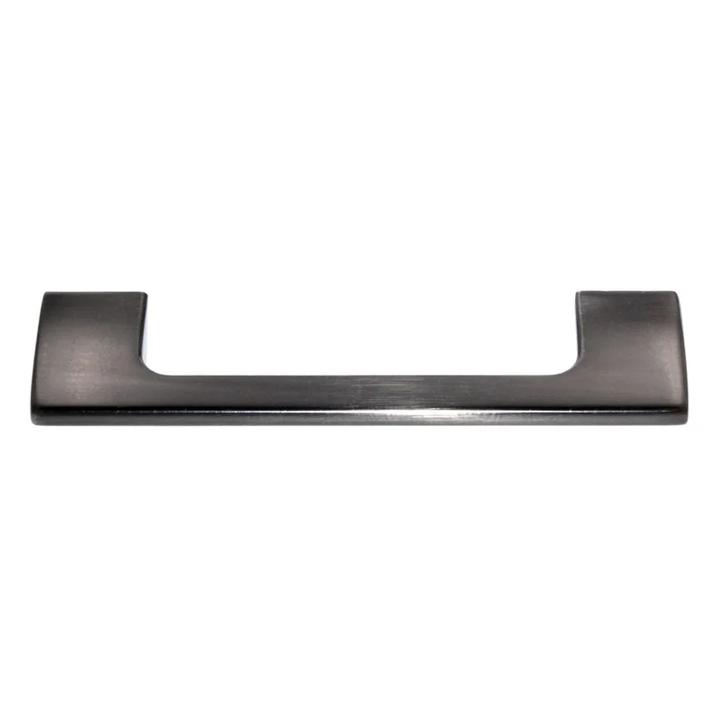 Amerock Riva 3 3/4" (96mm) Ctr Cabinet Arch Pull Graphite BP55365GPH