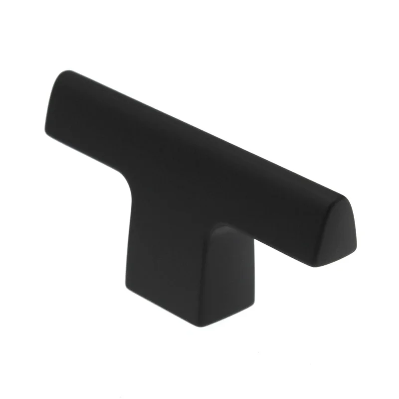Amerock Riva T Bar Cabinet Knob Matte Black BP55361MB