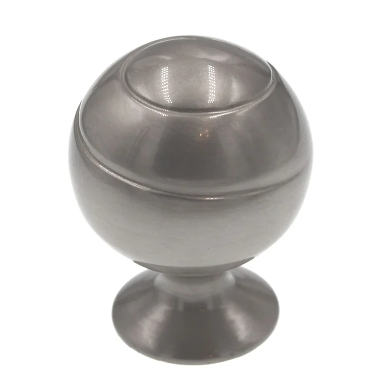 Amerock Swirl'Z Satin Nickel 1-9/16 inch Round Cabinet Knob BP93382G10