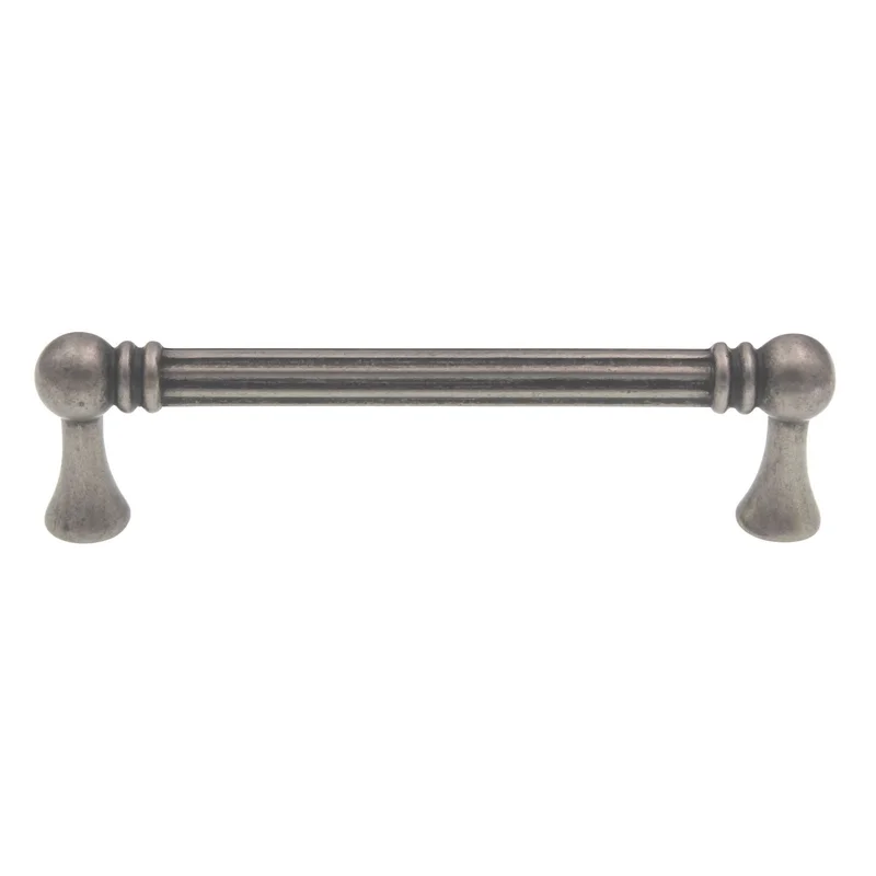 Amerock Vasari Antique Nickel 3 3/4 inch (96mm) CTC Cabinet Handle Pull BP24012AN