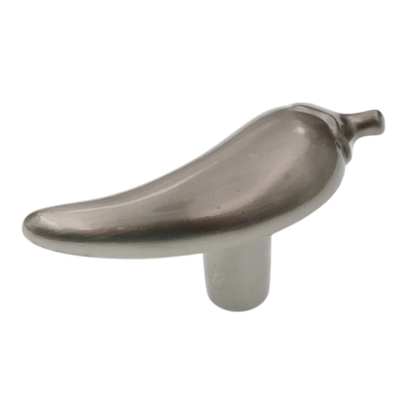 Amerock Veggie'Z 2 3/16" Satin Nickel Chili Pepper Cabinet Knob Pull BP9334-G10
