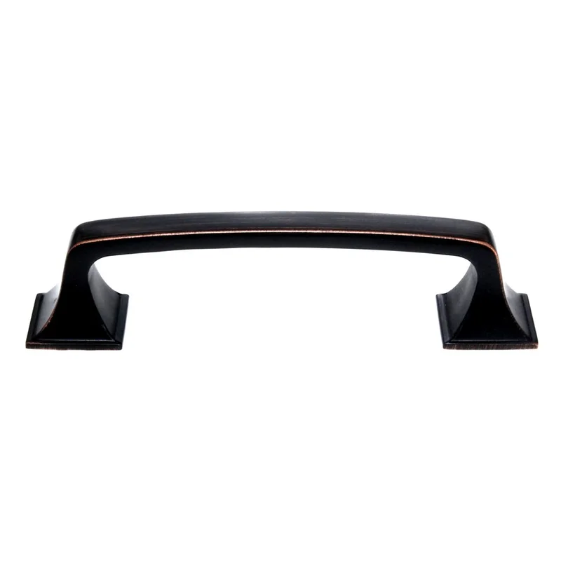 Amerock Ville 3 3/4" (96mm) Ctr Cabinet Arch Pull Oil-Rubbed Bronze BP36775ORB