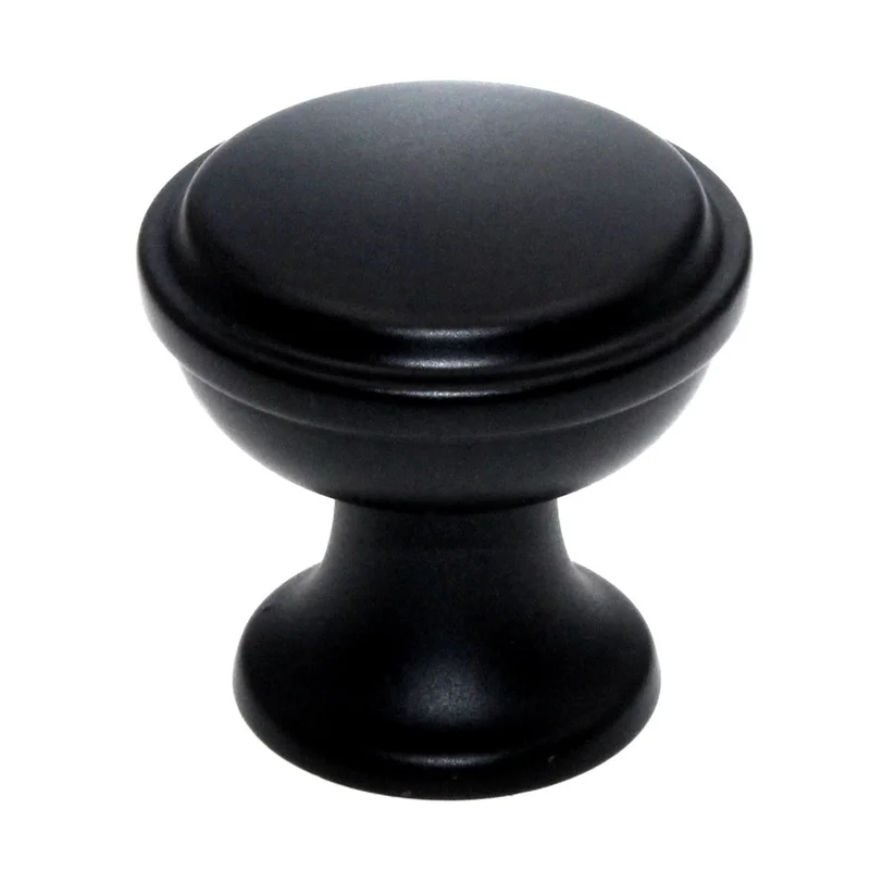 Amerock Westerly 1 3/16" Round Cabinet Knob Black Bronze BP53718BBR
