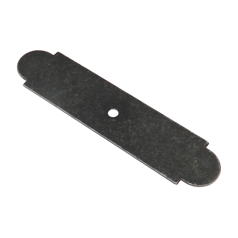 Amerock Wrought Iron Dark 4 Inch Steel Cabinet Knob Backplate BP19207WID