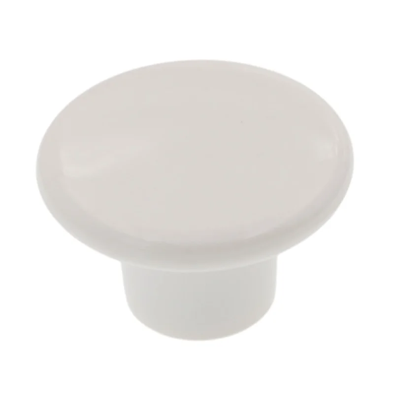 AmerockHardware BP802-PW White 1 1/4" Round Cabinet Knob Pull Allison Value