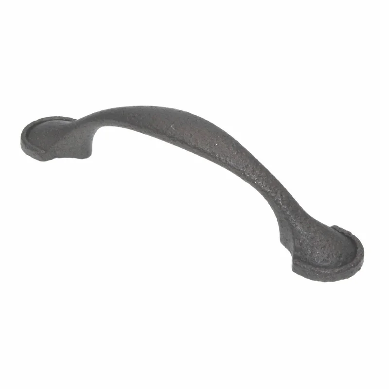 Ancient Treasures Rustic Hammered C030PTM Platinum 3"cc Arch Pull