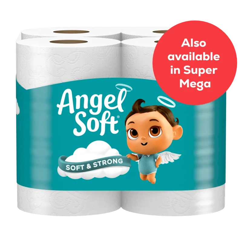 Angel Soft Mega Roll Toilet Paper (8 Mega Rolls)