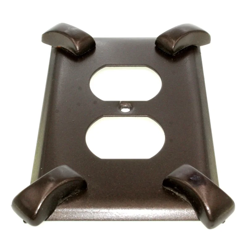 Anne at Home Industrial Hammerheim Duplex Outlet Wall Plate Bronze 5003B-2