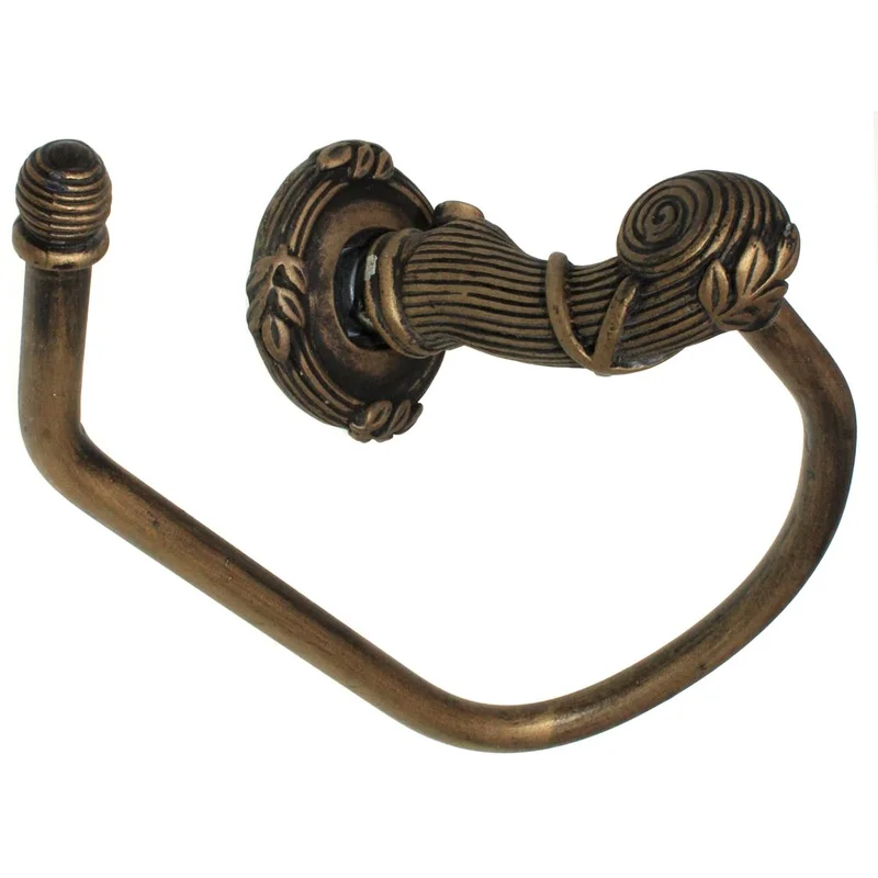Anne at Home Sonnet Vine Bath Toilet Tissue Paper Holder Antique Gold 1642-21