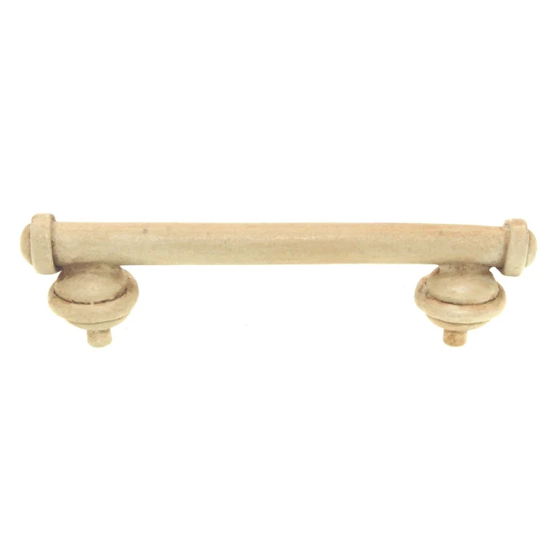 Anne at Home Une Grande Button 3" Ctr. Cabinet Bar Pull Weathered White 1048-17