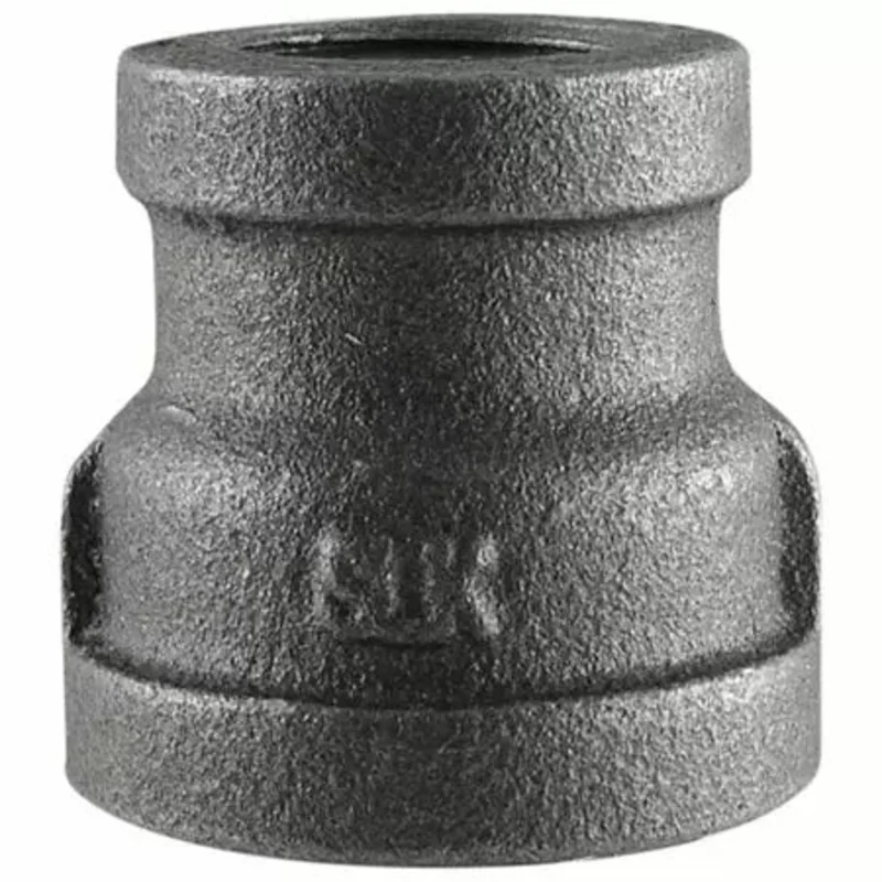 B & K Industries Black Reducing Coupling 1-1/4" x 3/4"