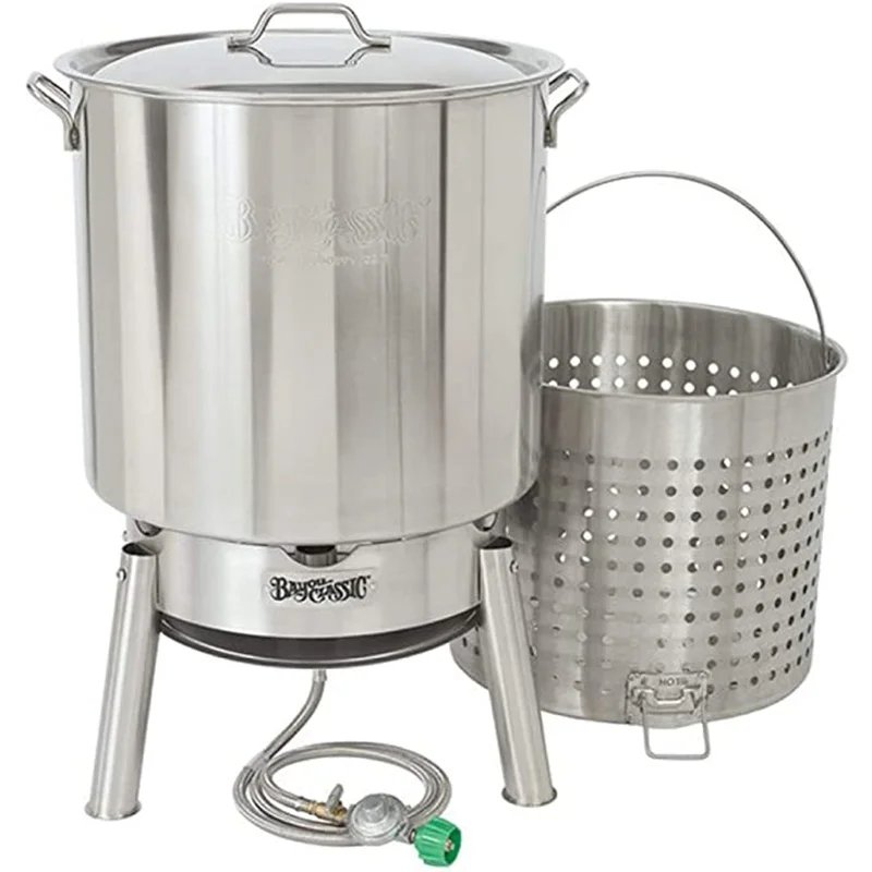 Bayou Classic Stainless Bayou Boiler Cooker Kit