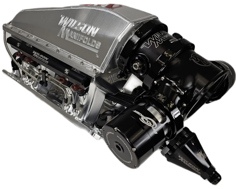 BBC Billet EFI Nitrous Turbo top with 123mm TB and Blow off assembly