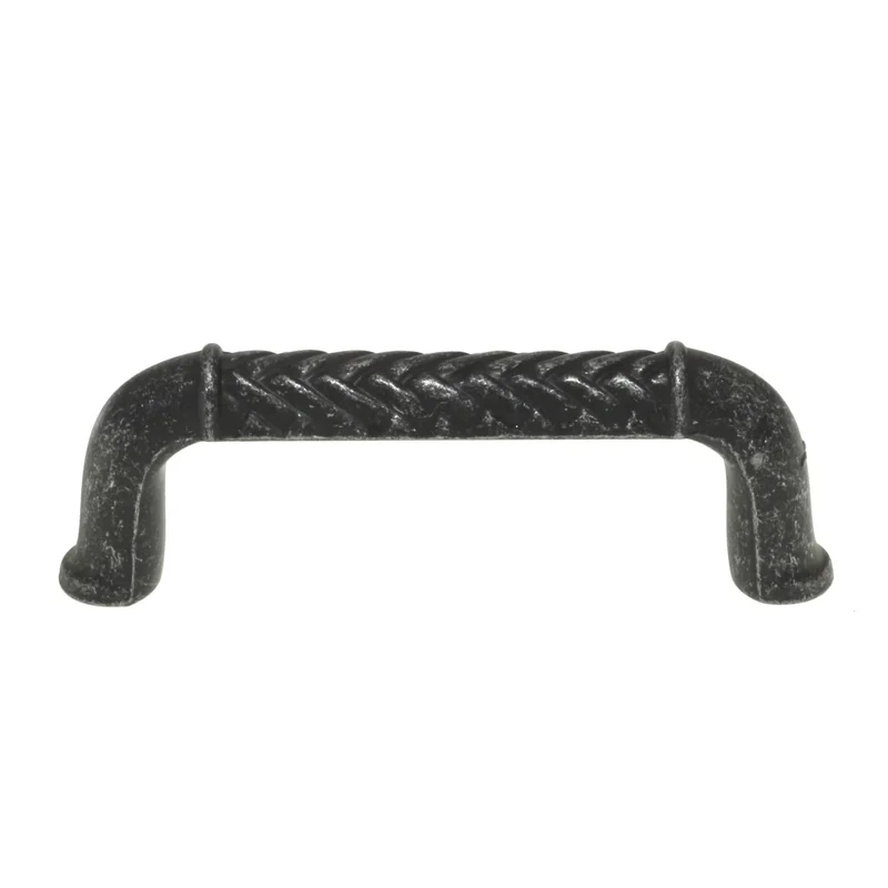 Belwith Catamaran Basket Weave 3" Cabinet Arch Pull Vibra Pewter P7511-VP