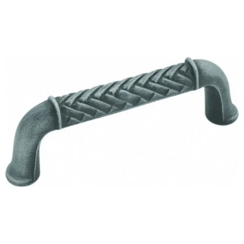 Belwith Catamaran Weave 3" Cabinet Arch Pull Satin Pewter Antique P7325-SPA