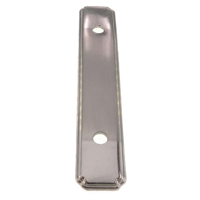 Belwith Contemporary Satin Silver Cloud Backplate For 3" Ctr. Cabinet Pull