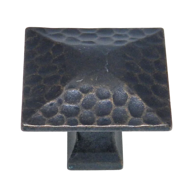 Belwith Craftsman Windover Antique 1 1/4" Square Cabinet Knob P2172-WOA