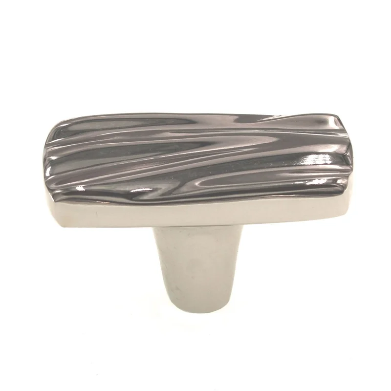 Belwith Keeler Caspian Polished Nickel 2" Cabinet Knob Wavy Top B072431-14