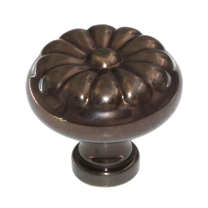 Belwith Keeler Sechel 1 1/4" Sherwood Antique Solid Brass Cabinet Knob A116-9013