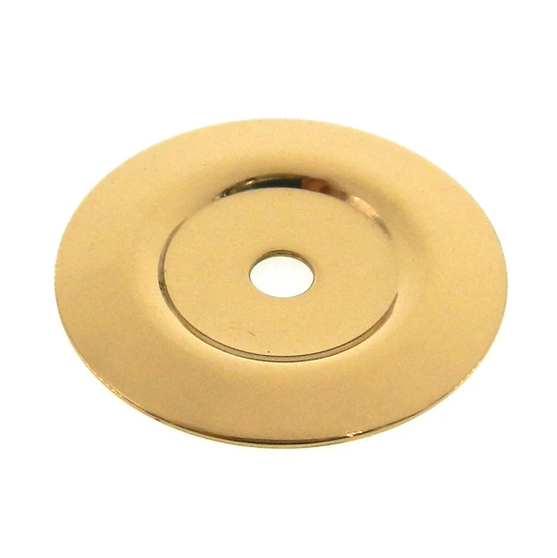 Belwith Keeler Solid Brass 1 1/4" Round Backplate For Cabinet Knobs