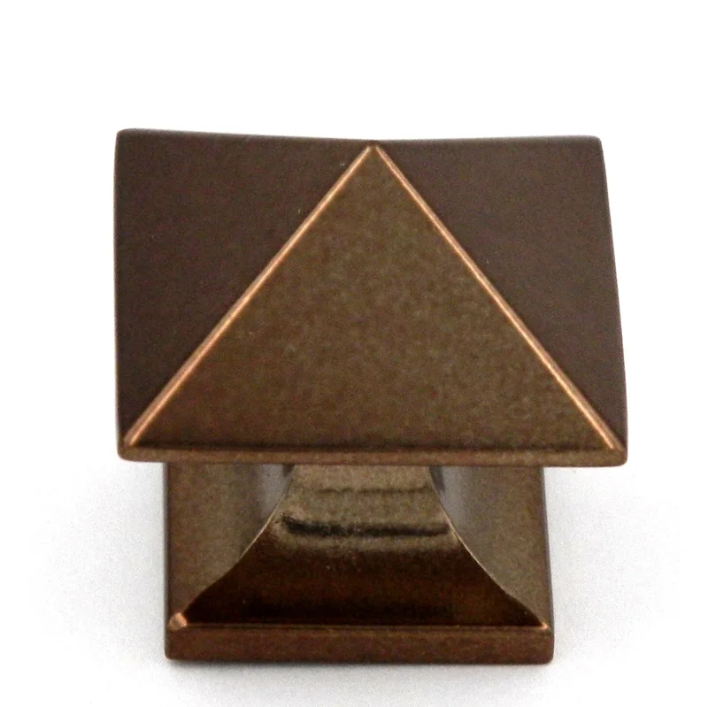 Belwith Keeler Studio 1 1/4" Venetian Bronze Cube Cabinet Knob P3015-VBZ