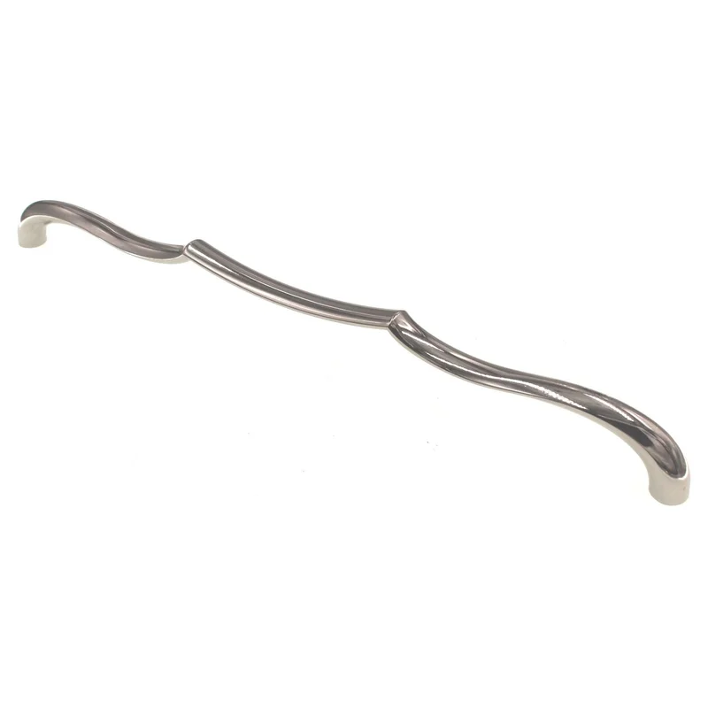 Belwith Keeler Trellis Polished Nickel 12" Ctr Quatrefoil Pull B076145-14
