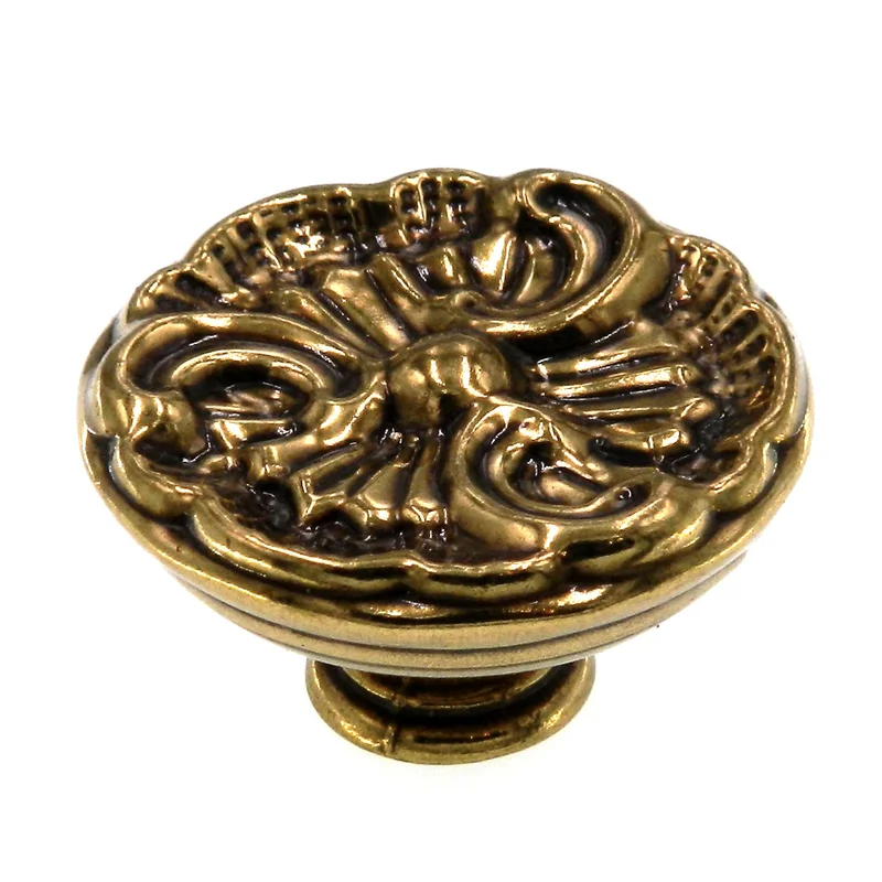 Belwith Manor House Lancaster Hand Polished Brass 1 1/2" Round Cabinet Knob