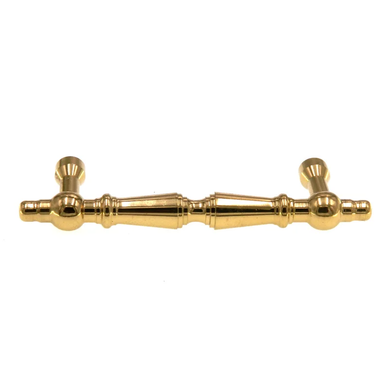Belwith Manor House P9723 Polished Brass 3" CTC Cabinet Arch Pull Handle