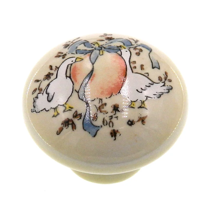 Belwith Marmalade Almond Multi-colored 1 1/2" Goose Duck Cabinet Knob P552-ML