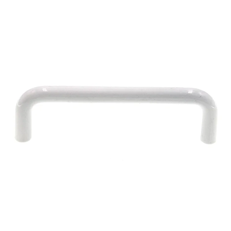 Belwith Midway White Smooth 3 1/2" Ctr. Cabinet Wire Pull Handle PW354-24