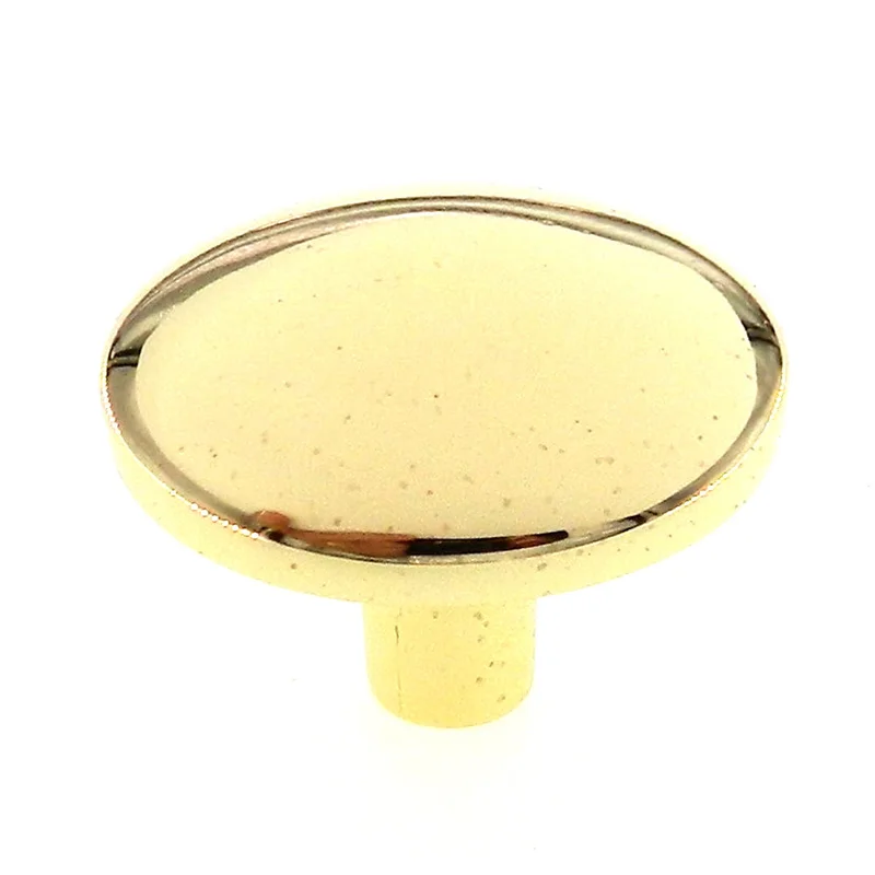 Belwith Sunnyside Polished Brass 1 1/4" Round Cabinet Knob
