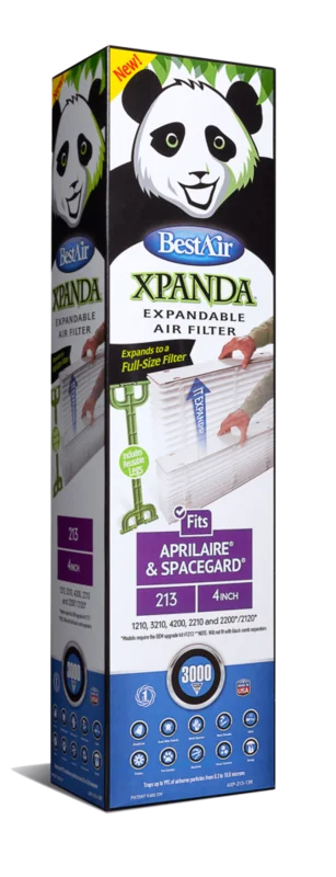 BestAir 20 x 25 x 4, Air Cleaning Furnace Filter, MERV 13, For Aprilaire/SpaceGard 2200, 2250 (201) & Lennox PMAC-20C 24