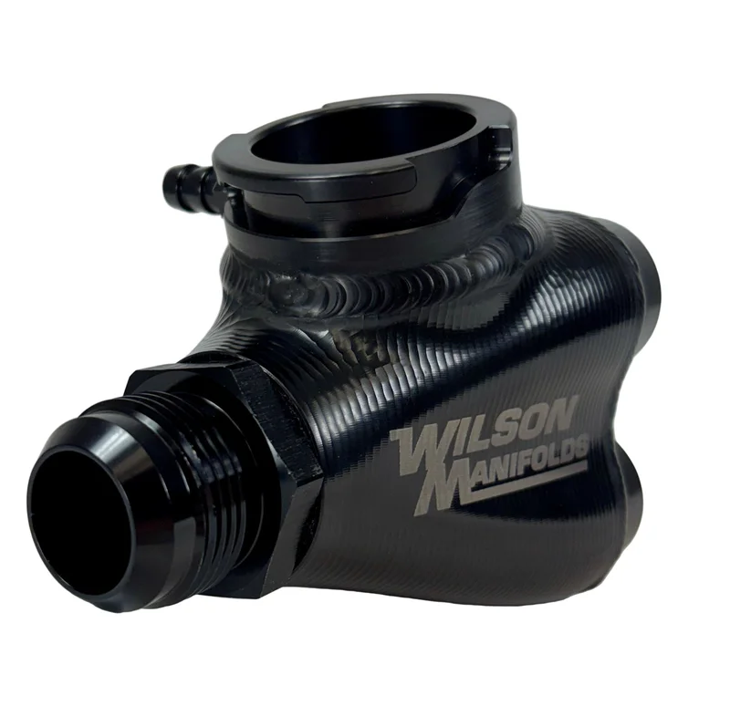 BILLET COOLANT MANIFOLD with Radiator Cap 16an ORB Fitting