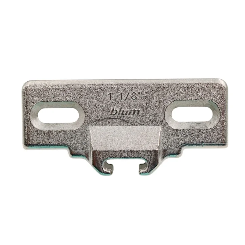 Blum 1 1/8" Overlay Compact 33 Hinge Edge Mounting Plate Face Frame B130.1120.02