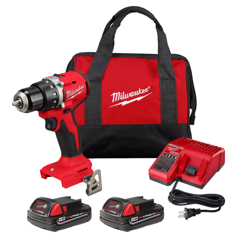 BMilwaukee M18 Compact Brushless 1/2" Drill/Driver Kit