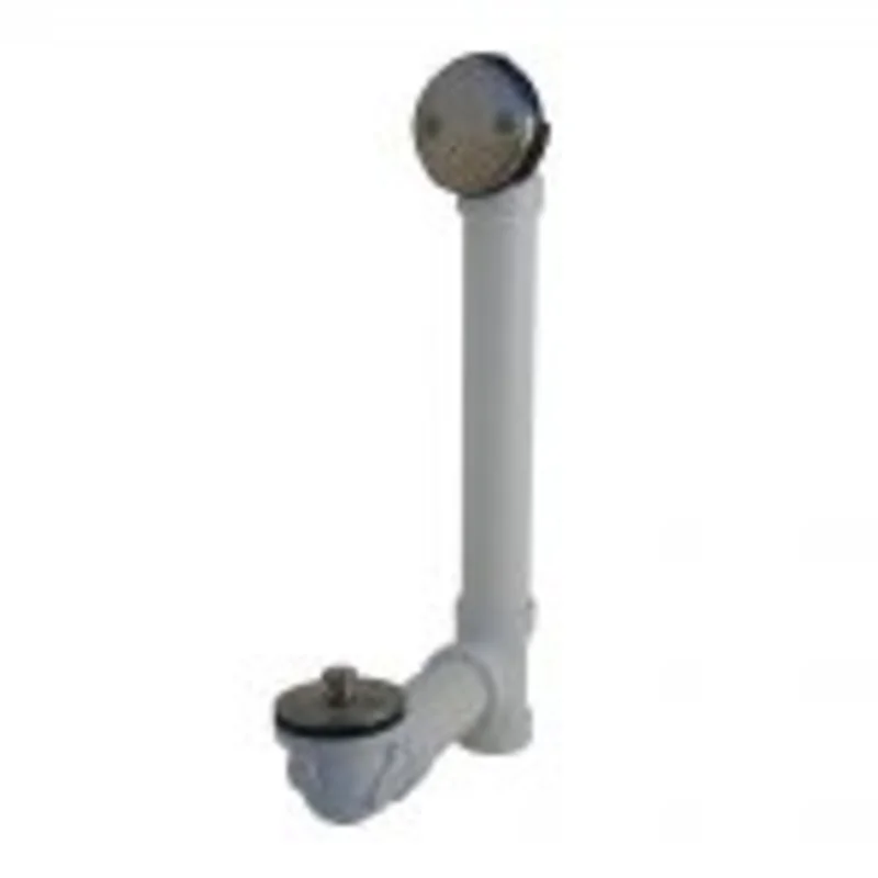 Braxton Harris Company 1-1/2 Sch 40 Lift/ Turn 2-Hole Bath Waste- PVD Satin Nickel