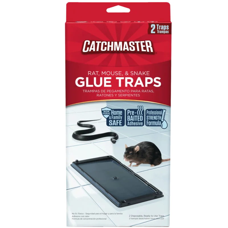 Catchmaster RAT, MOUSE, & SNAKE GLUE TRAPS