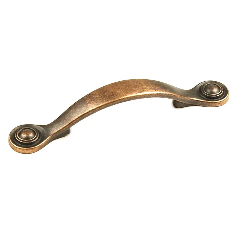 Century Baroque 25143-AC Antique Copper 3"cc Arch Pull Cabinet Handle