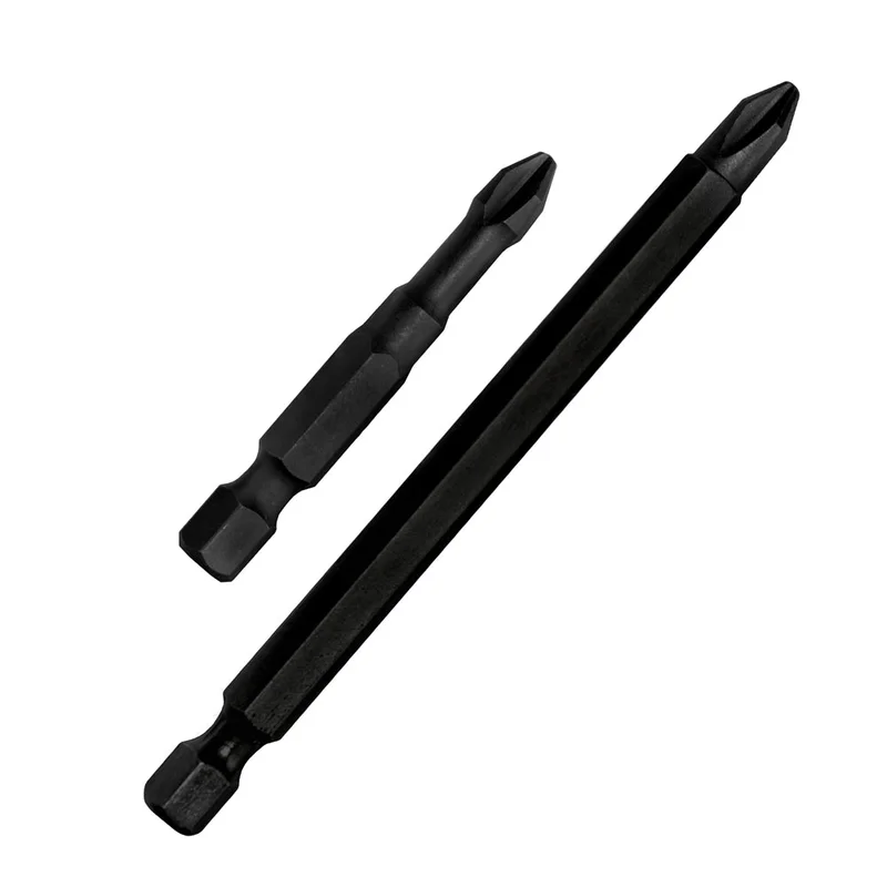 Century Drill And Tool 2 Piece Phillips Screwdriver Bit Set #2 Power Bit 2 And 3-1/2 Impact Pro