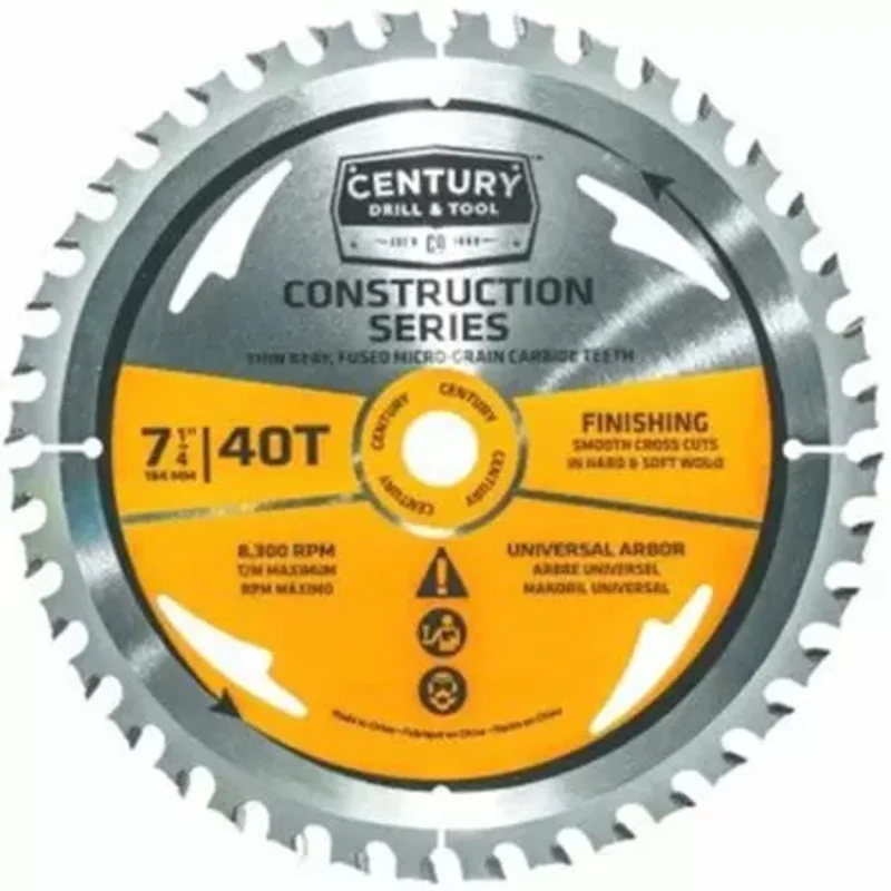 Century Drill And Tool 7-1/4" x 40t Finish Blade