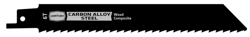 Century Drill And Tool Alloy Reciprocating Saw Blade 6t X 6