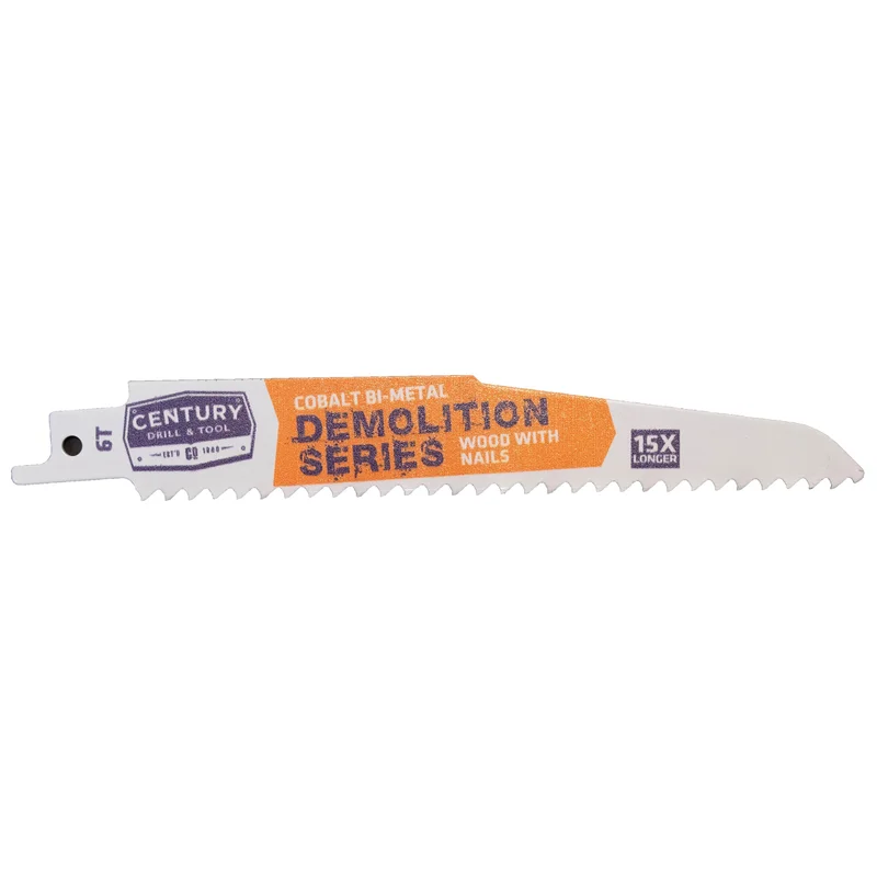 Century Drill And Tool Demolition Series Reciprocating Saw Blade 6t X 9