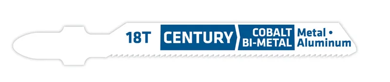 Century Drill And Tool Jig-Saw Blade 18t Bi-Metal 2-3/4 Length .040 Thickness Tang Shank