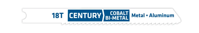 Century Drill And Tool Jig-Saw Blade 18t Bi-Metal 2-3/4 Length .040 Thickness Universal Shank